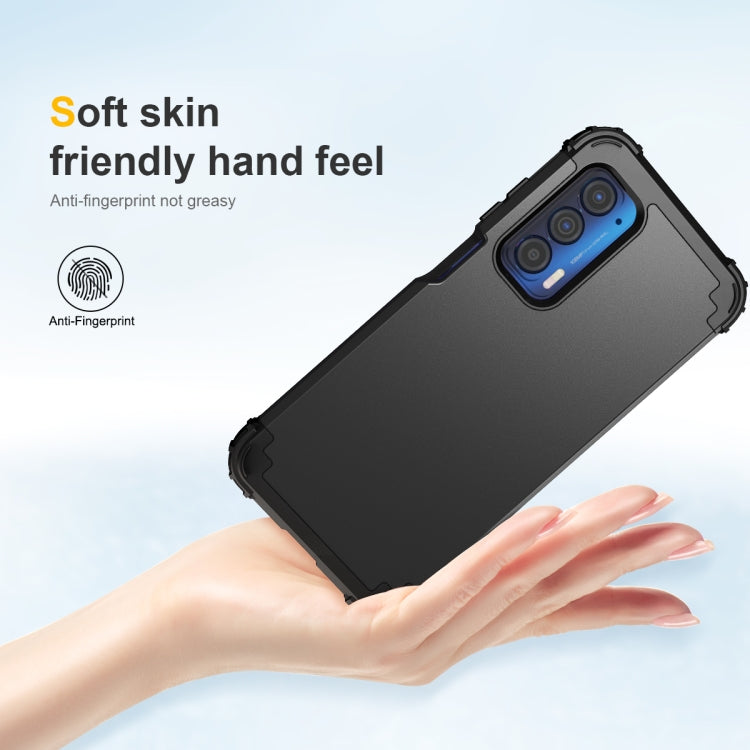 For Motorola Edge 2021 PC + Silicone Phone Case