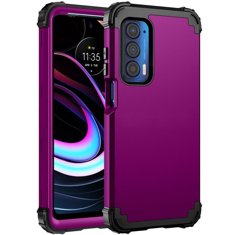 For Motorola Edge 2021 PC + Silicone Phone Case