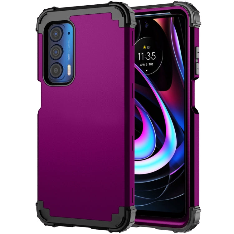 For Motorola Edge 2021 PC + Silicone Phone Case