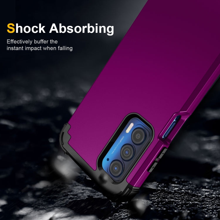For Motorola Edge 2021 PC + Silicone Phone Case