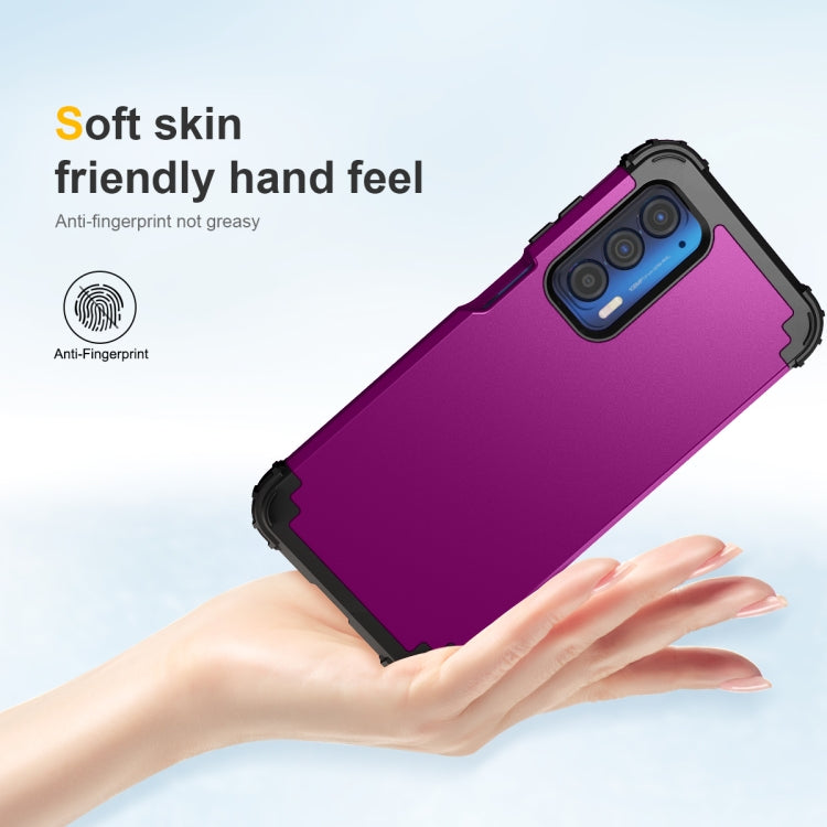 For Motorola Edge 2021 PC + Silicone Phone Case