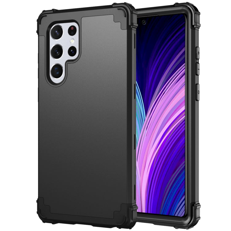 For Samsung Galaxy S22 Ultra 5G PC + Silicone Phone Case