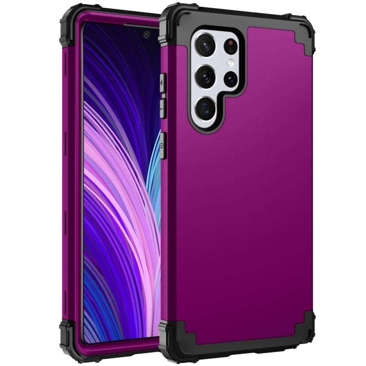 For Samsung Galaxy S22 Ultra 5G PC + Silicone Phone Case