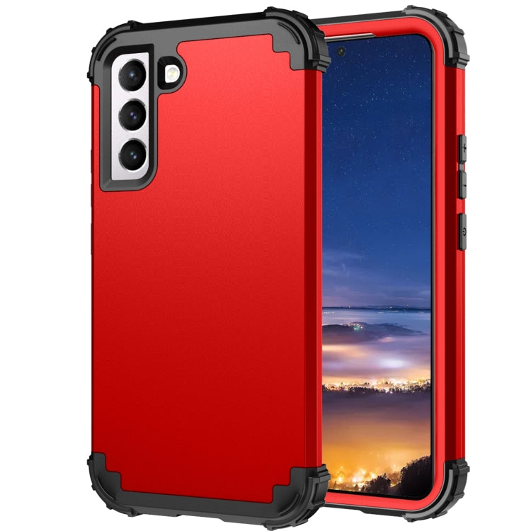 For Samsung Galaxy S22 5G PC + Silicone Phone Case