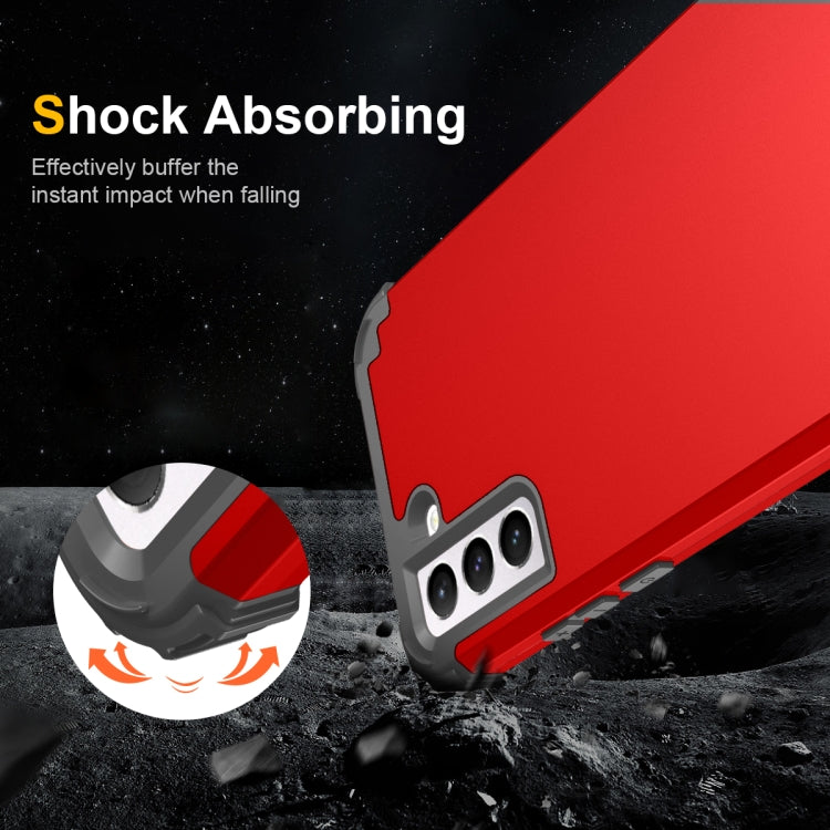 For Samsung Galaxy S22 5G PC + Silicone Phone Case
