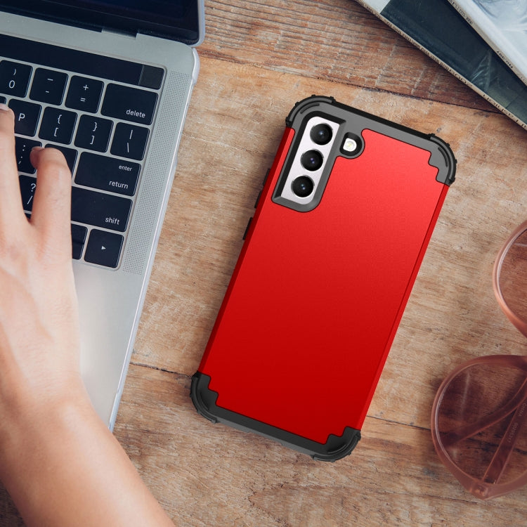For Samsung Galaxy S22+ 5G PC + Silicone Phone Case
