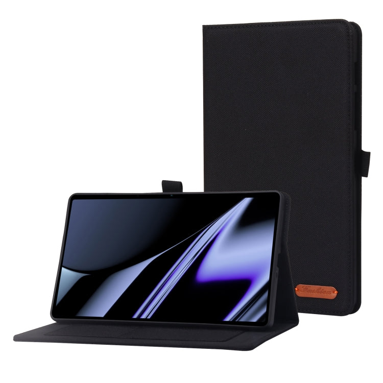 For OPPO Realme Pad mini Horizontal Flip TPU + Fabric PU Leather Tablet Case