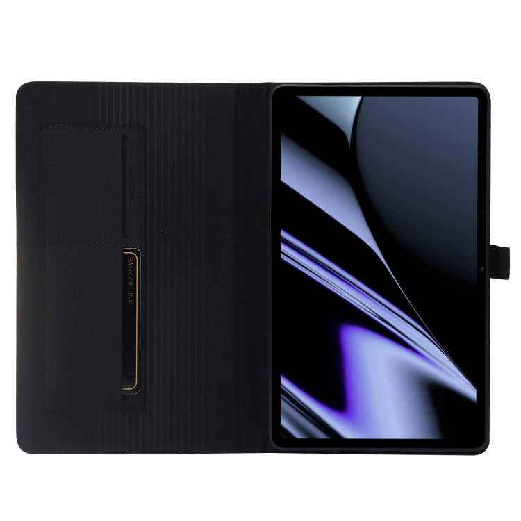 For OPPO Realme Pad mini Horizontal Flip TPU + Fabric PU Leather Tablet Case