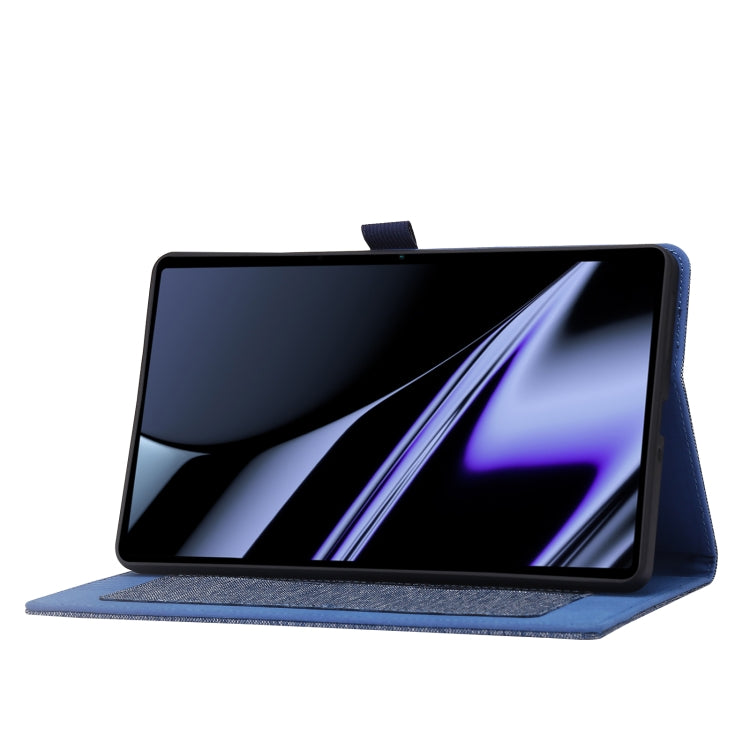 For OPPO Realme Pad mini Horizontal Flip TPU + Fabric PU Leather Tablet Case