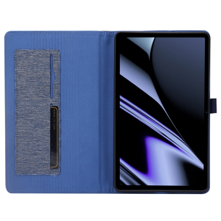 For OPPO Realme Pad mini Horizontal Flip TPU + Fabric PU Leather Tablet Case