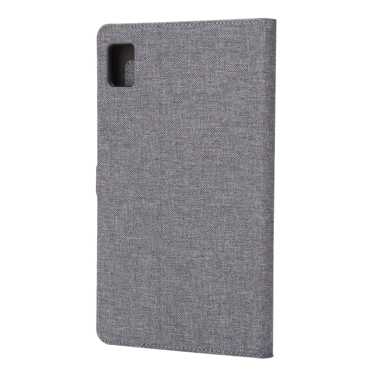 For OPPO Realme Pad mini Horizontal Flip TPU + Fabric PU Leather Tablet Case