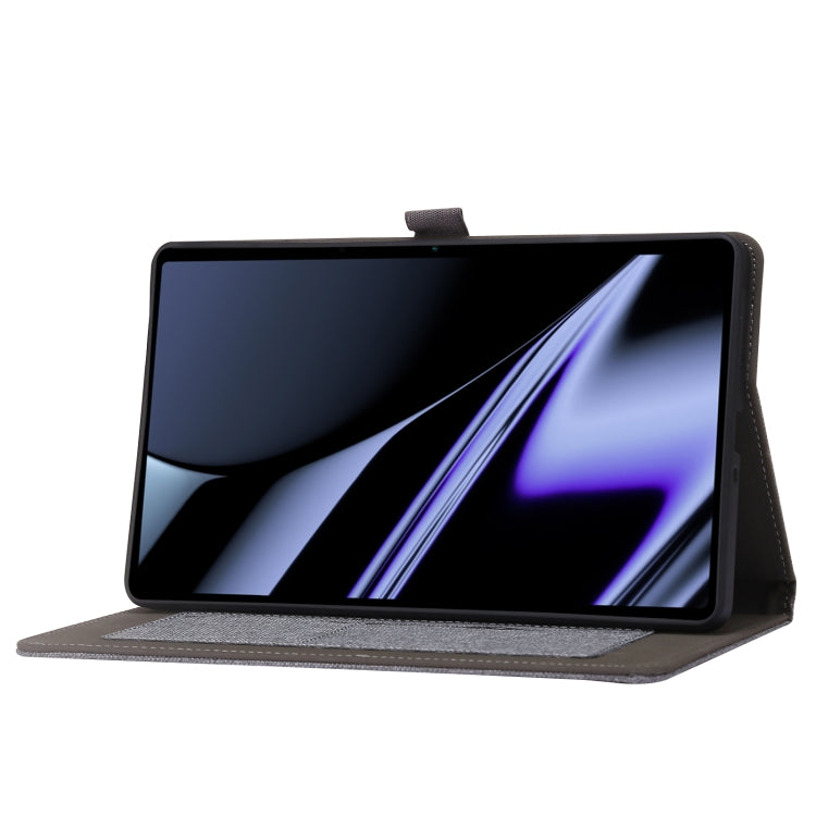 For OPPO Realme Pad mini Horizontal Flip TPU + Fabric PU Leather Tablet Case