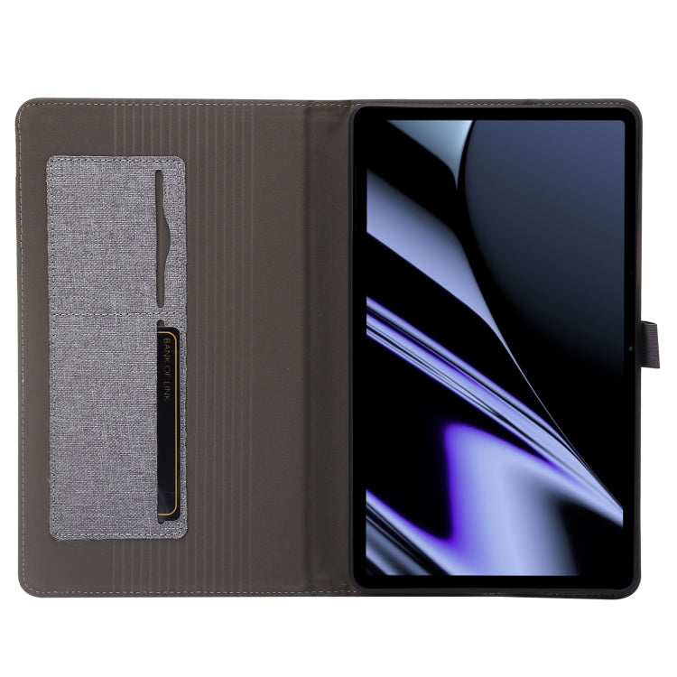 For OPPO Realme Pad mini Horizontal Flip TPU + Fabric PU Leather Tablet Case