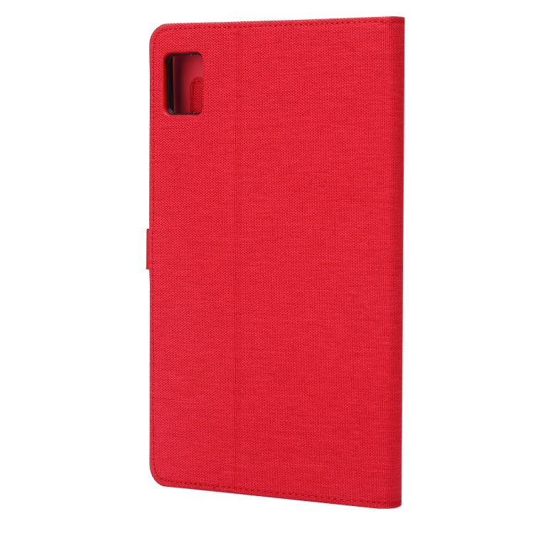 For OPPO Realme Pad mini Horizontal Flip TPU + Fabric PU Leather Tablet Case