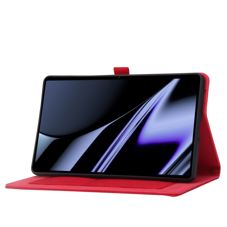 For OPPO Realme Pad mini Horizontal Flip TPU + Fabric PU Leather Tablet Case