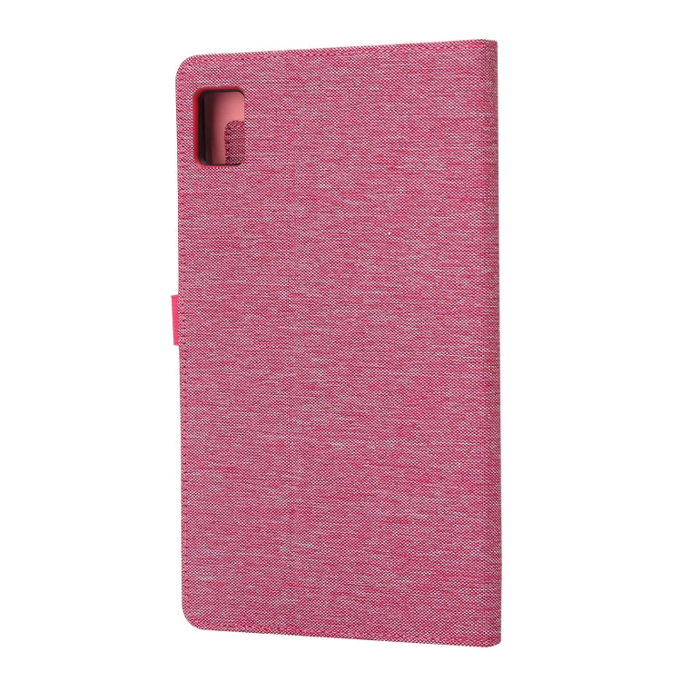 For OPPO Realme Pad mini Horizontal Flip TPU + Fabric PU Leather Tablet Case
