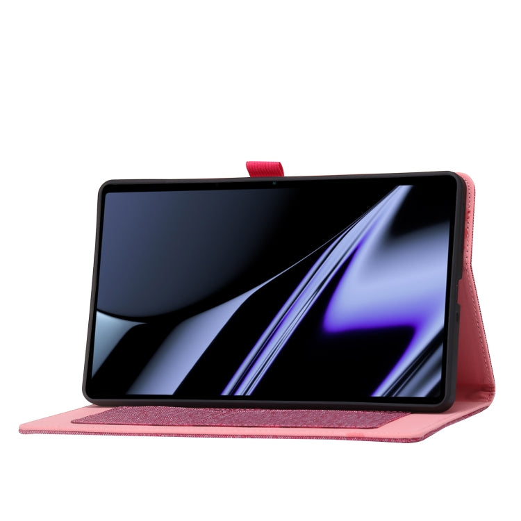 For OPPO Realme Pad mini Horizontal Flip TPU + Fabric PU Leather Tablet Case