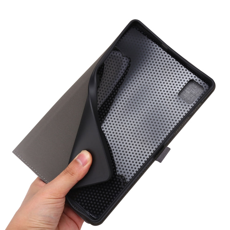 For OPPO Realme Pad mini Horizontal Flip TPU + Fabric PU Leather Tablet Case
