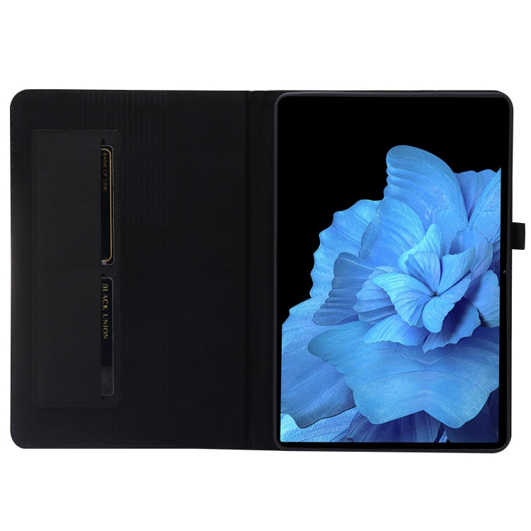 For vivo Pad 11 inch Horizontal Flip TPU + Fabric PU Leather Tablet Case