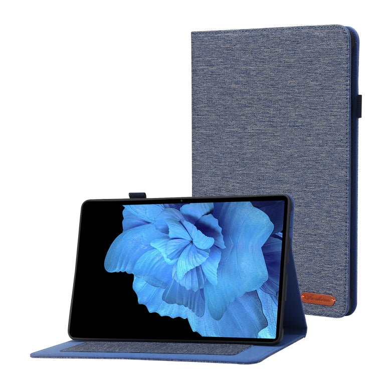 For vivo Pad 11 inch Horizontal Flip TPU + Fabric PU Leather Tablet Case