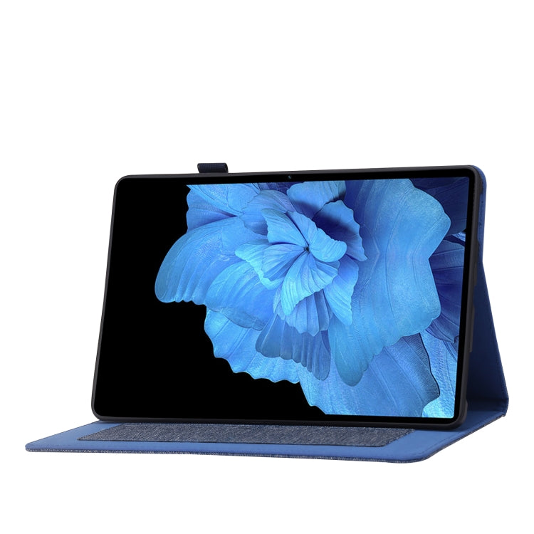 For vivo Pad 11 inch Horizontal Flip TPU + Fabric PU Leather Tablet Case