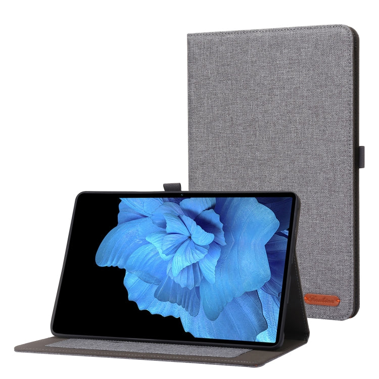 For vivo Pad 11 inch Horizontal Flip TPU + Fabric PU Leather Tablet Case