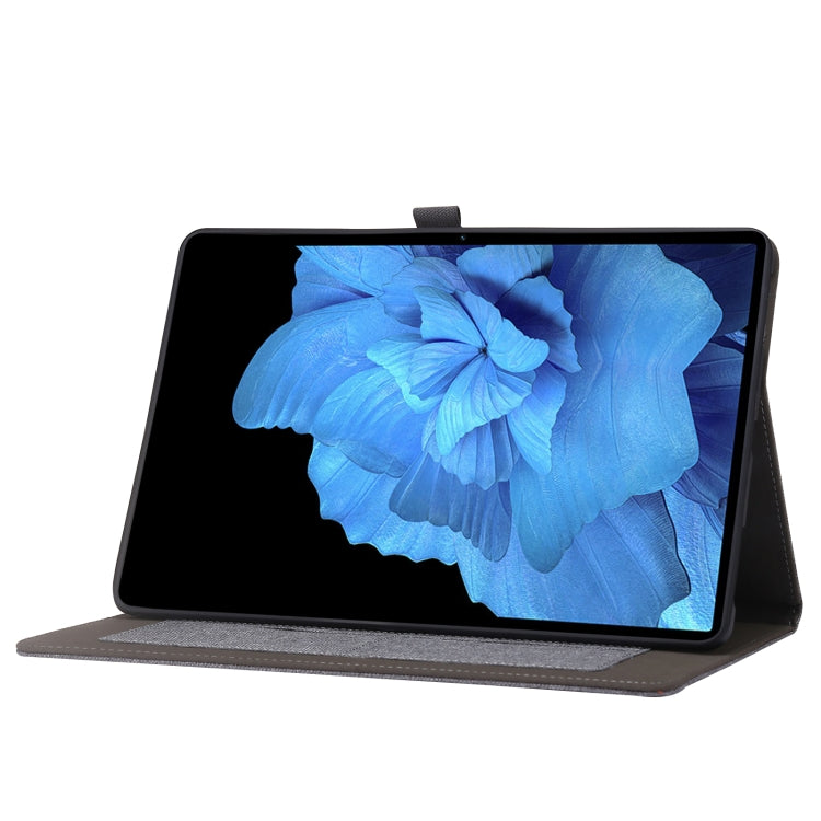 For vivo Pad 11 inch Horizontal Flip TPU + Fabric PU Leather Tablet Case