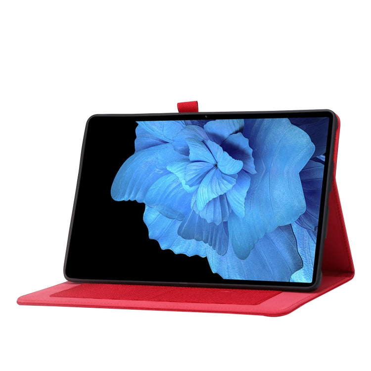 For vivo Pad 11 inch Horizontal Flip TPU + Fabric PU Leather Tablet Case