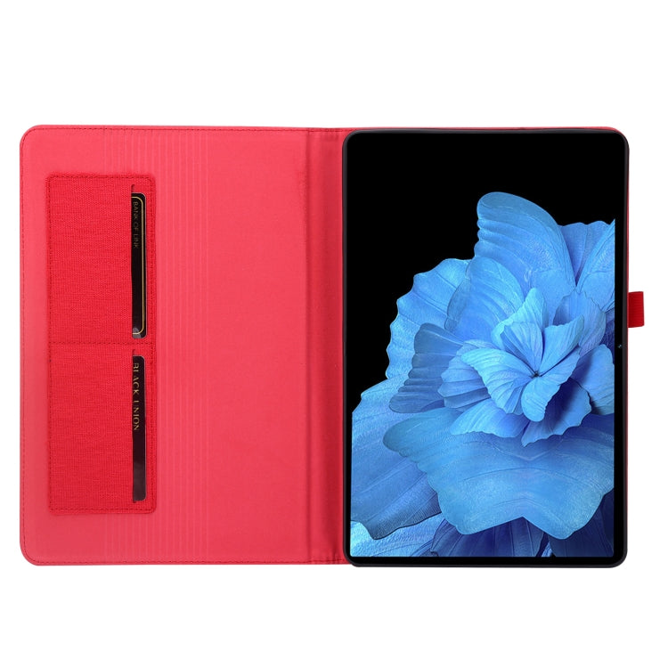 For vivo Pad 11 inch Horizontal Flip TPU + Fabric PU Leather Tablet Case