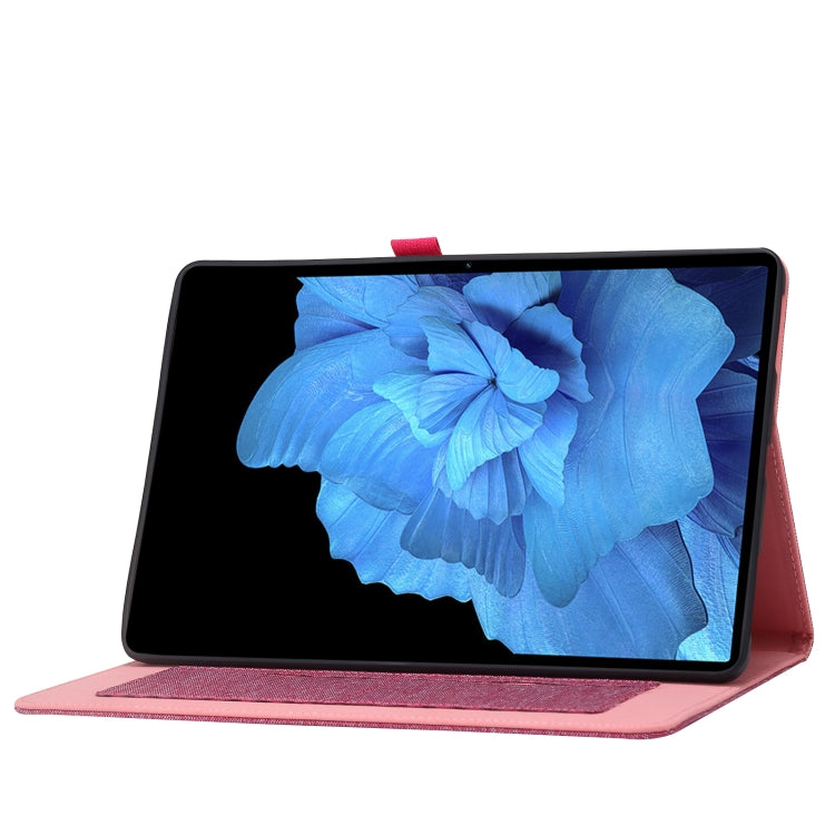 For vivo Pad 11 inch Horizontal Flip TPU + Fabric PU Leather Tablet Case