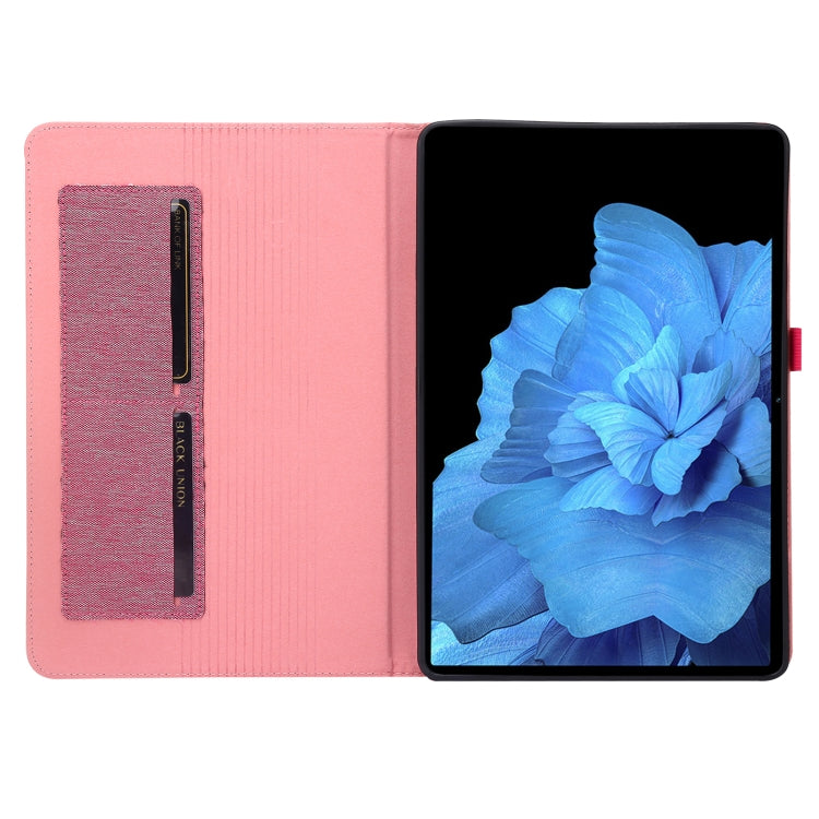 For vivo Pad 11 inch Horizontal Flip TPU + Fabric PU Leather Tablet Case