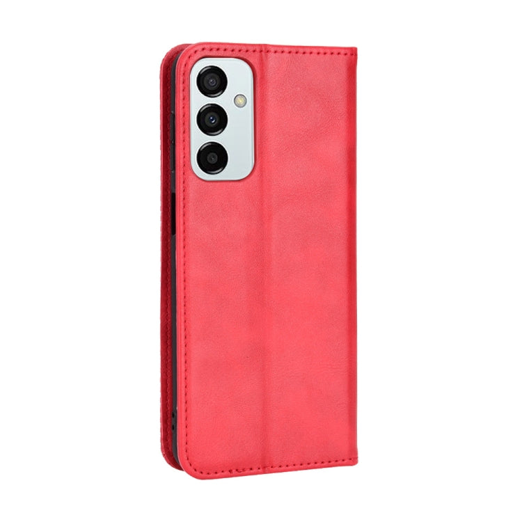 For Samsung Galaxy M23 5G Magnetic Buckle Retro Texture Leather Phone Case