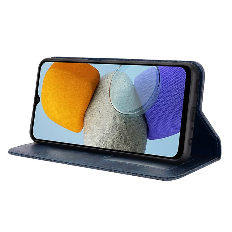 For Samsung Galaxy M23 5G Magnetic Buckle Retro Texture Leather Phone Case