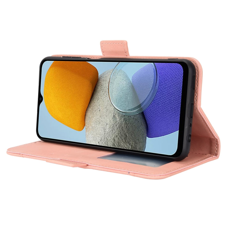 For Samsung Galaxy M23 5G Skin Feel Calf Pattern Horizontal Flip Leather Phone Case