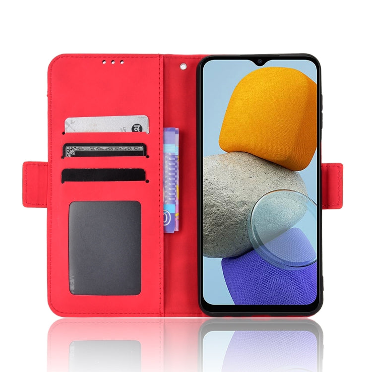 For Samsung Galaxy M23 5G Skin Feel Calf Pattern Horizontal Flip Leather Phone Case