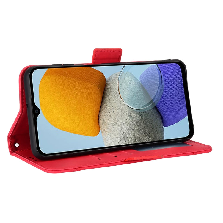 For Samsung Galaxy M23 5G Skin Feel Calf Pattern Horizontal Flip Leather Phone Case