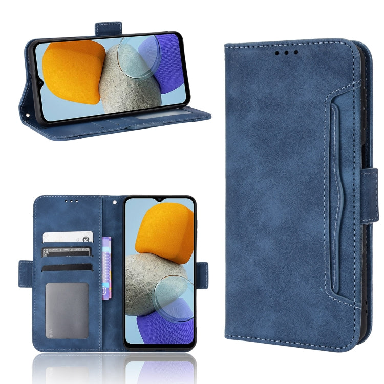 For Samsung Galaxy M23 5G Skin Feel Calf Pattern Horizontal Flip Leather Phone Case