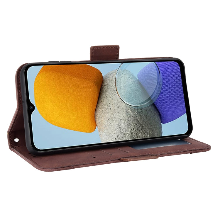 For Samsung Galaxy M23 5G Skin Feel Calf Pattern Horizontal Flip Leather Phone Case