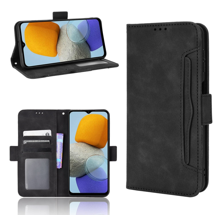 For Samsung Galaxy M23 5G Skin Feel Calf Pattern Horizontal Flip Leather Phone Case
