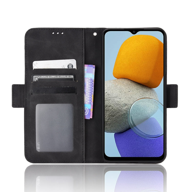 For Samsung Galaxy M23 5G Skin Feel Calf Pattern Horizontal Flip Leather Phone Case