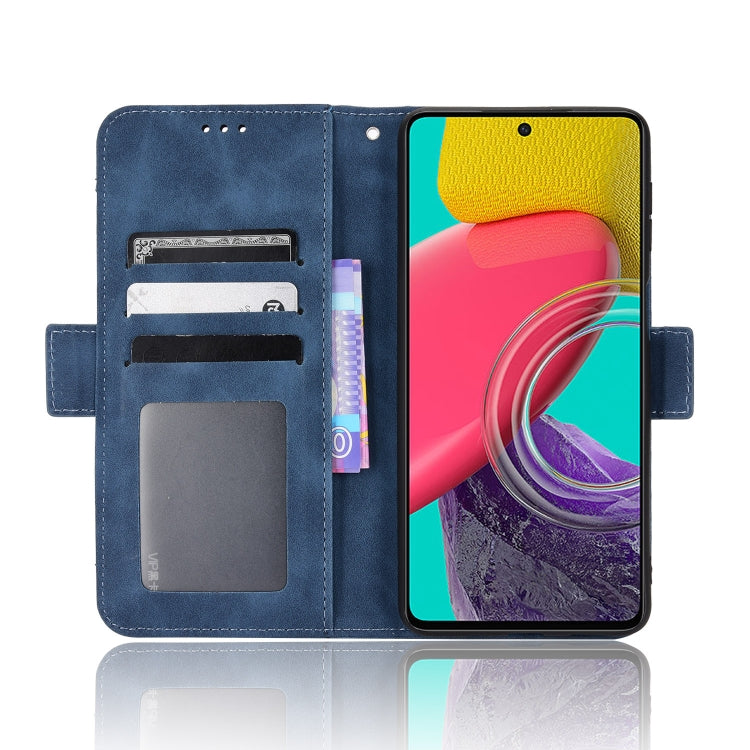 For Samsung Galaxy M53 5G Skin Feel Calf Pattern Horizontal Flip Leather Phone Case
