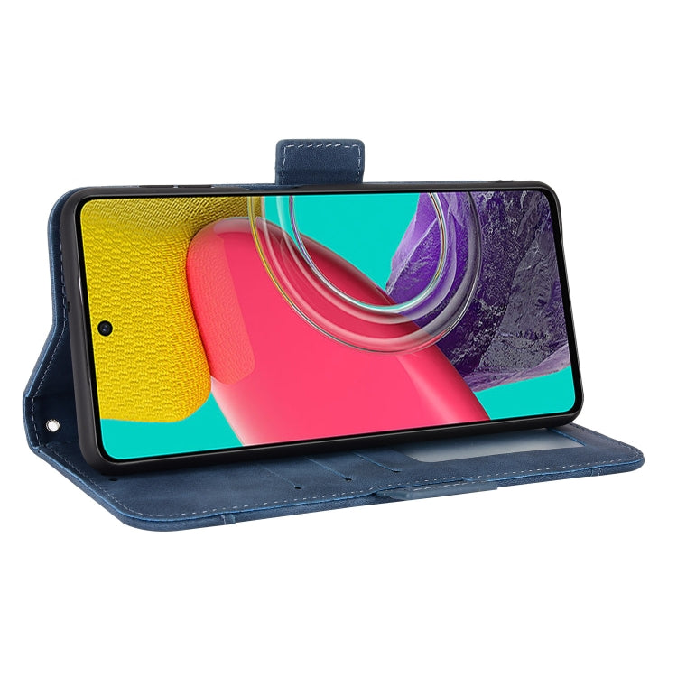 For Samsung Galaxy M53 5G Skin Feel Calf Pattern Horizontal Flip Leather Phone Case