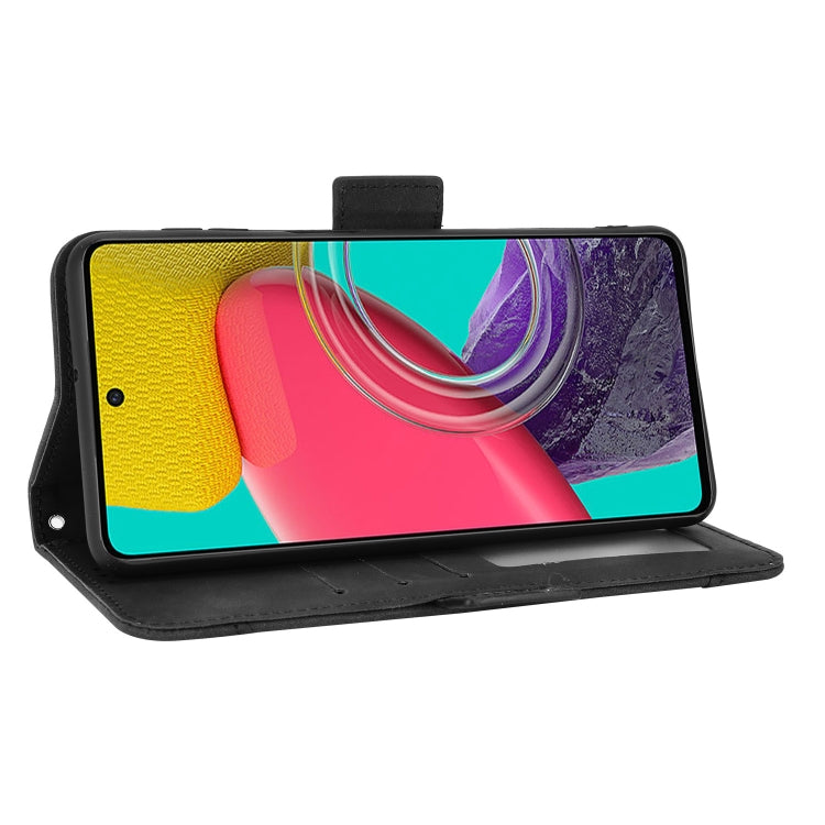 For Samsung Galaxy M53 5G Skin Feel Calf Pattern Horizontal Flip Leather Phone Case