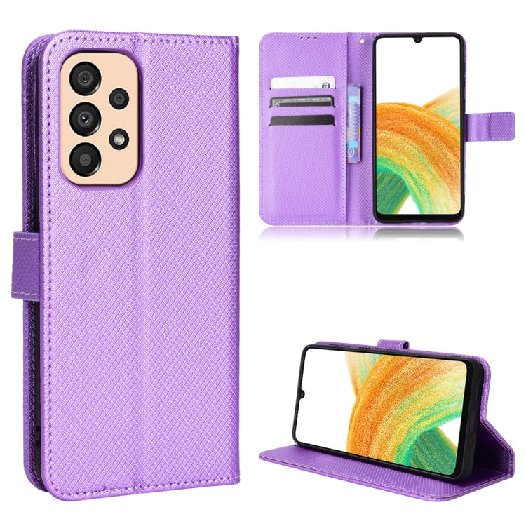 For Samsung Galaxy A23 5G Diamond Texture Leather Phone Case