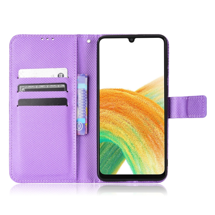 For Samsung Galaxy A23 5G Diamond Texture Leather Phone Case