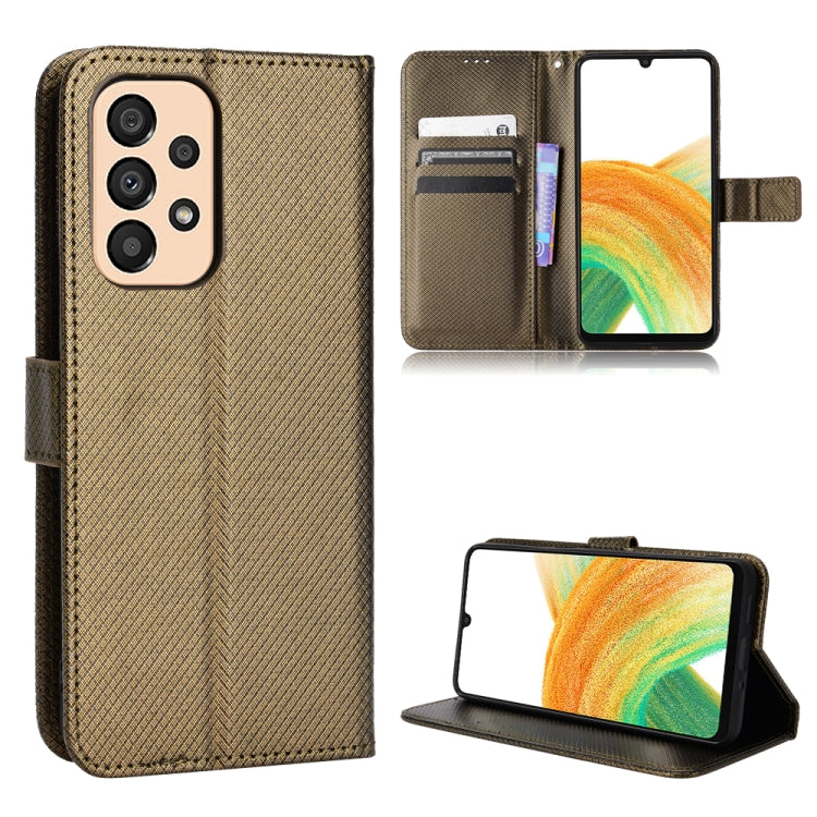 For Samsung Galaxy A23 5G Diamond Texture Leather Phone Case