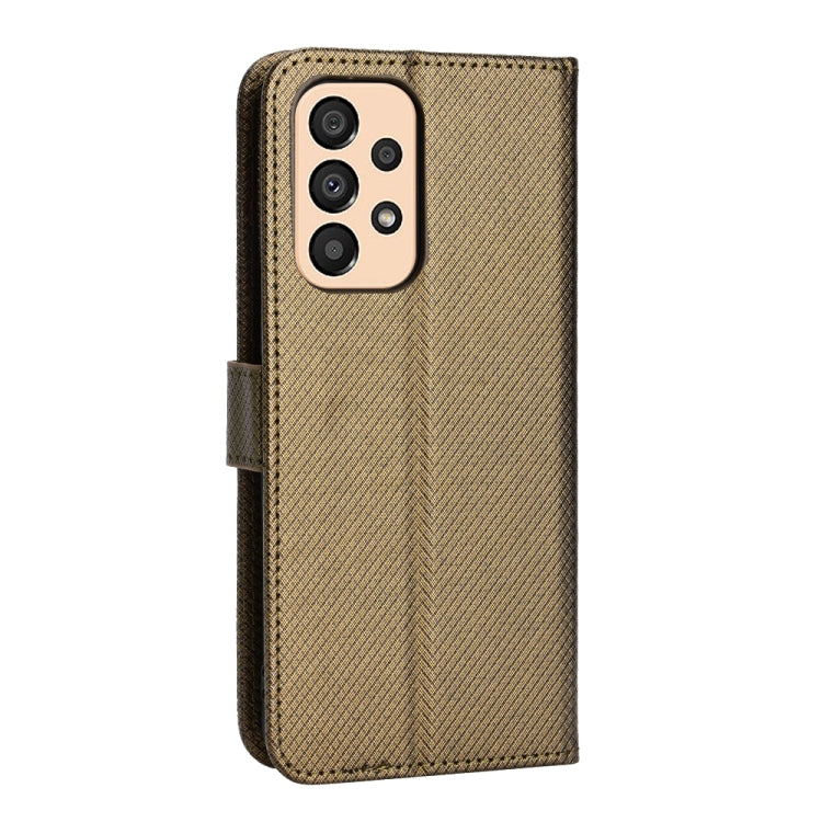 For Samsung Galaxy A23 5G Diamond Texture Leather Phone Case