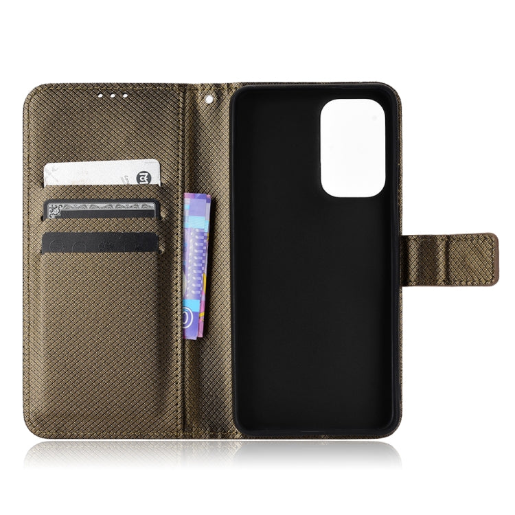 For Samsung Galaxy A23 5G Diamond Texture Leather Phone Case