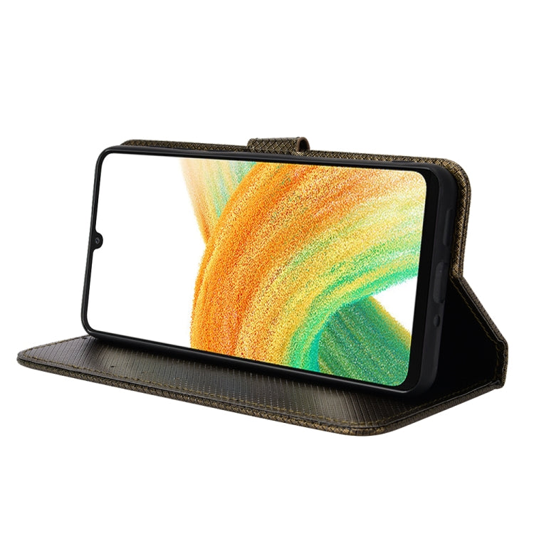For Samsung Galaxy A23 5G Diamond Texture Leather Phone Case
