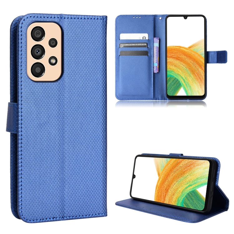 For Samsung Galaxy A23 5G Diamond Texture Leather Phone Case